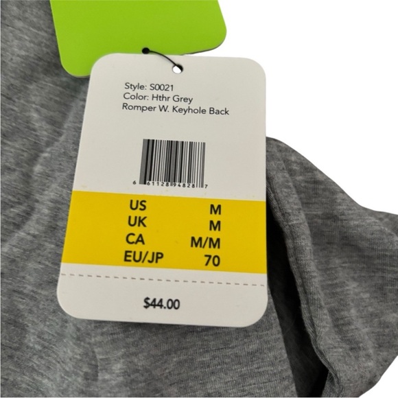 NWT Sam Edelman Gray Keyhole-Back Romper – Size Medium - Picture 8 of 9